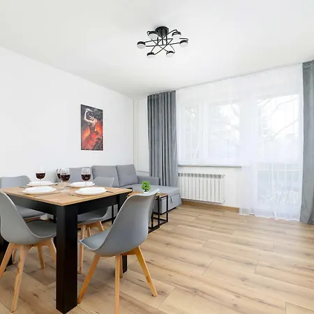 Apartman Modern With Balcony And Place For Remote Work By Renters *
